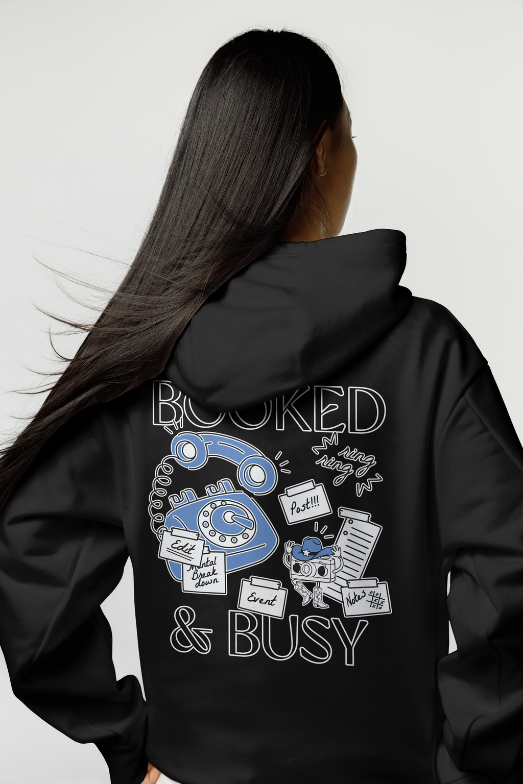 "Booked & Busy" Hoodie