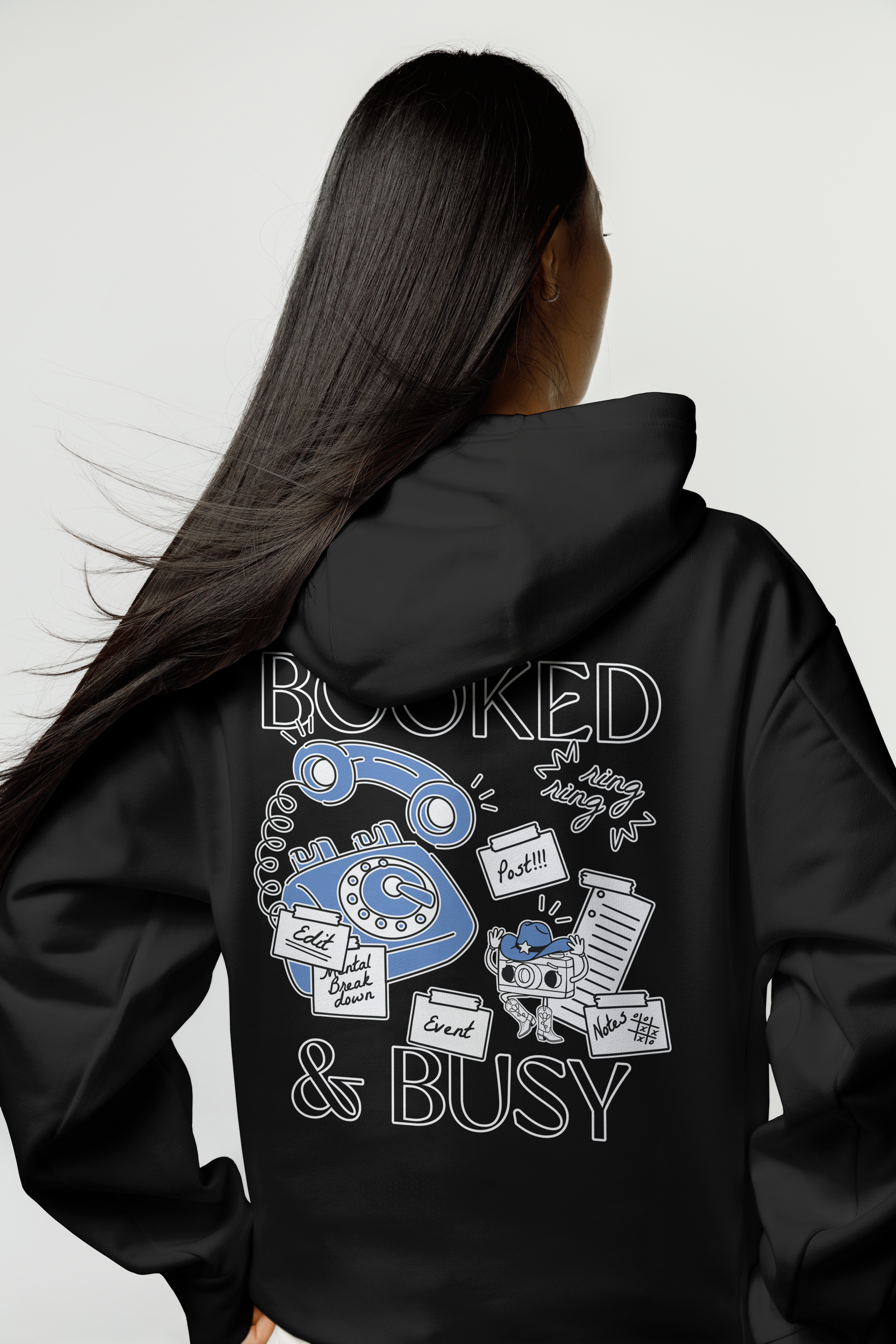"Booked & Busy" Hoodie